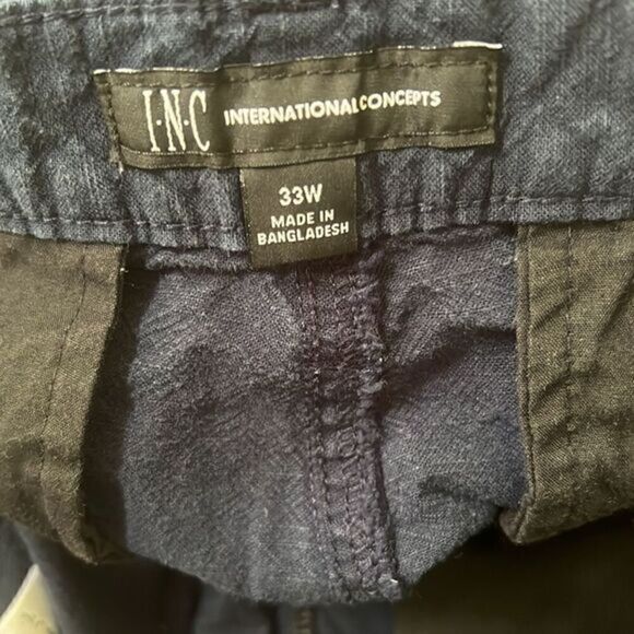 INC Men’s Navy Blue Shorts Size 33‎ - Picture 8 of 10